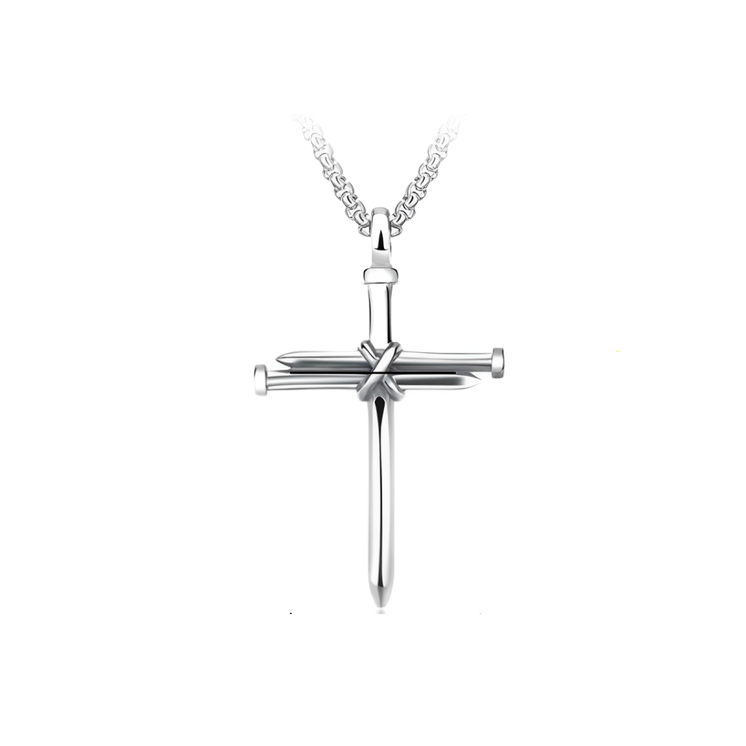 Nail Cross Necklace